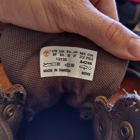 Timberland Men's Waterproof Ankle Boot NWT Size 9W - Picture 4 of 6